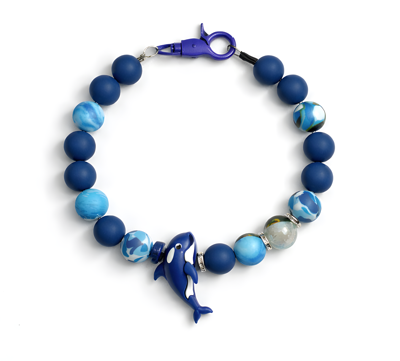 Phineas - Silicone Beaded Pet Collar - Limited Edition - 40cm