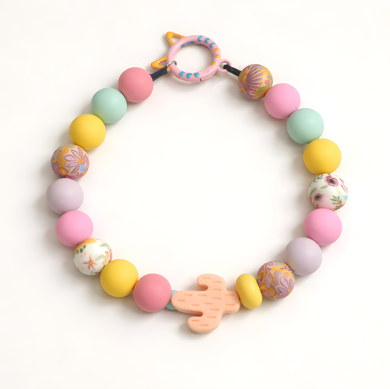 Mulan - Silicone Beaded Pet Collar - Limited Edition - 40cm